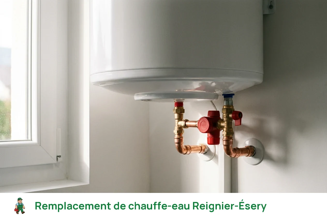Remplacement de chauffe-eau à Reignier-Ésery