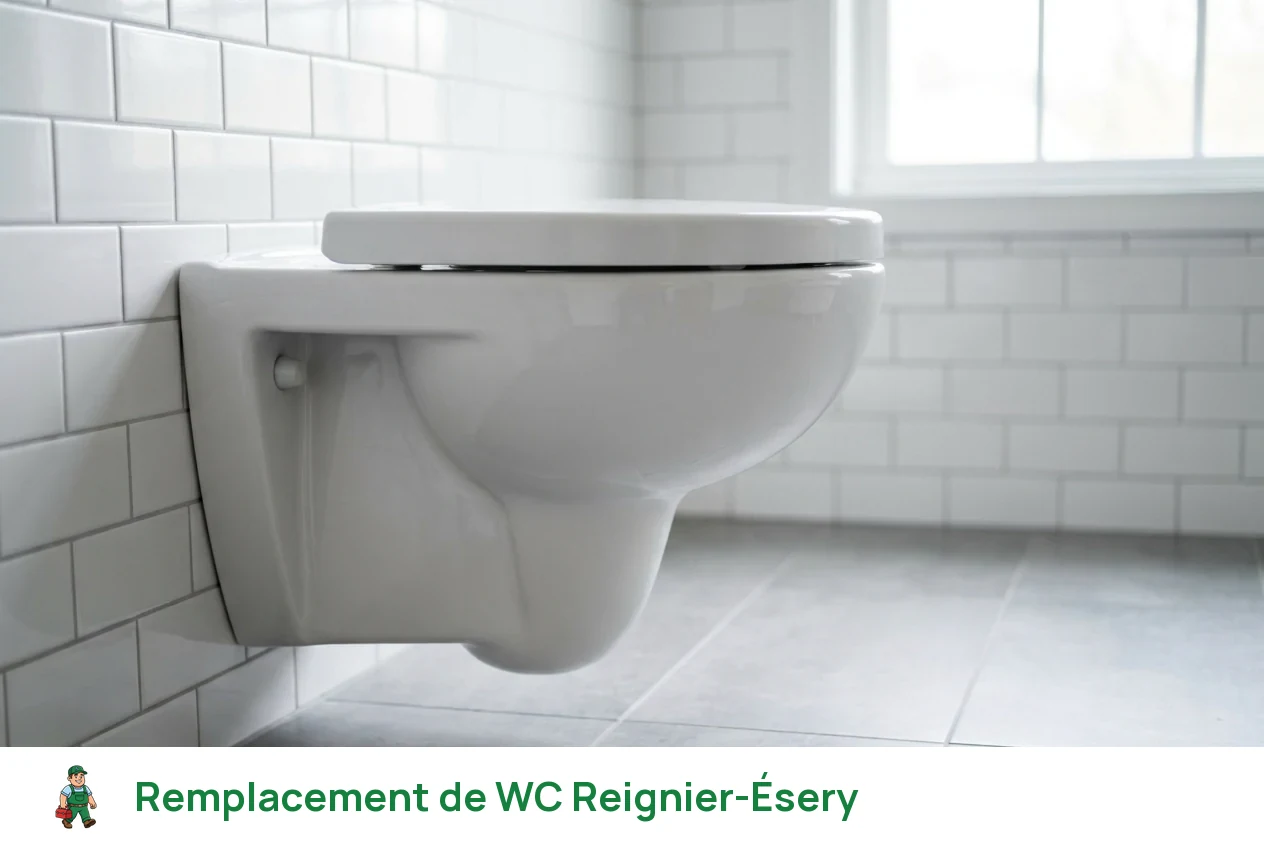 Remplacement de WC à Reignier-Ésery