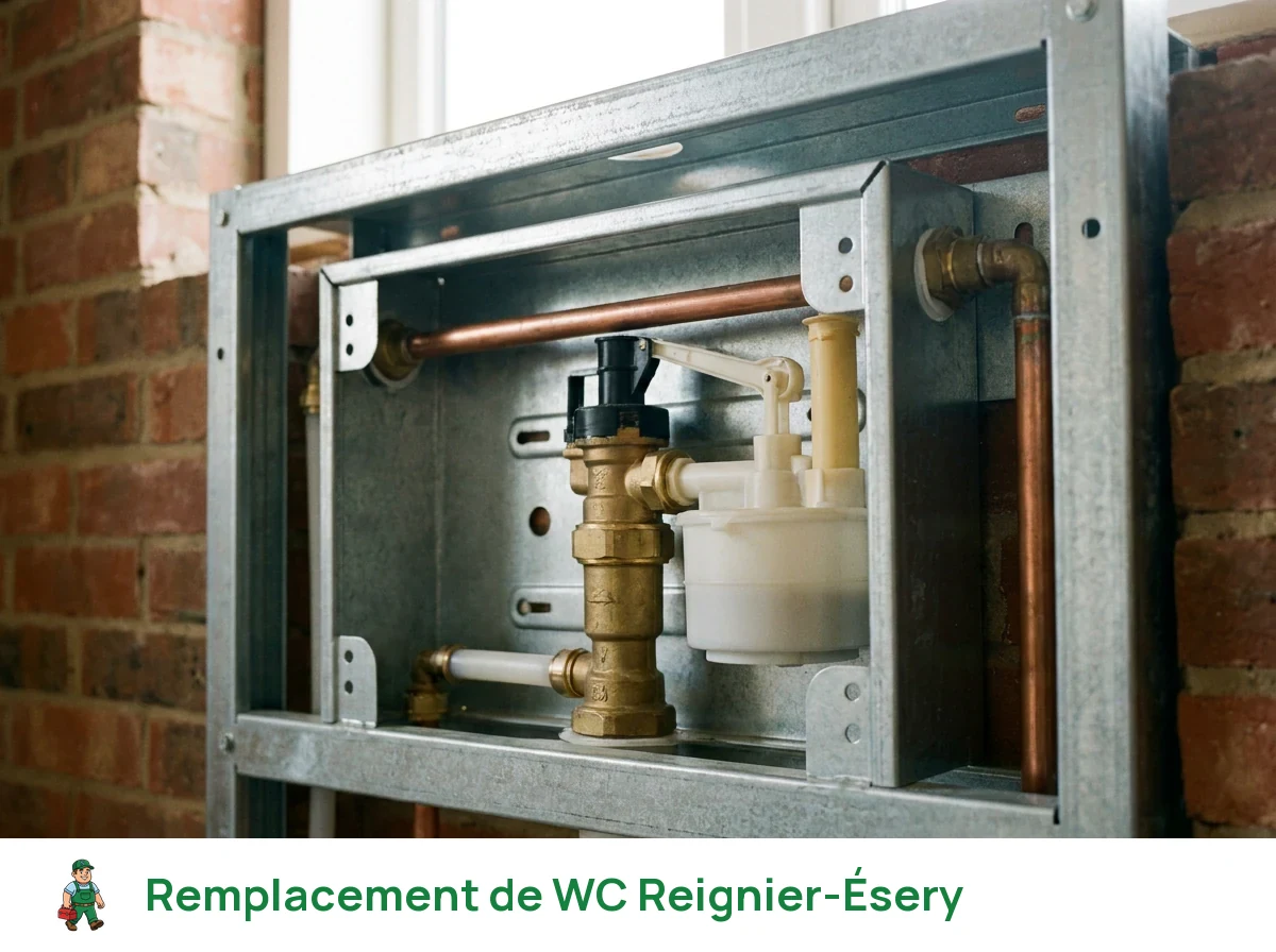 Remplacement de WC à Reignier-Ésery